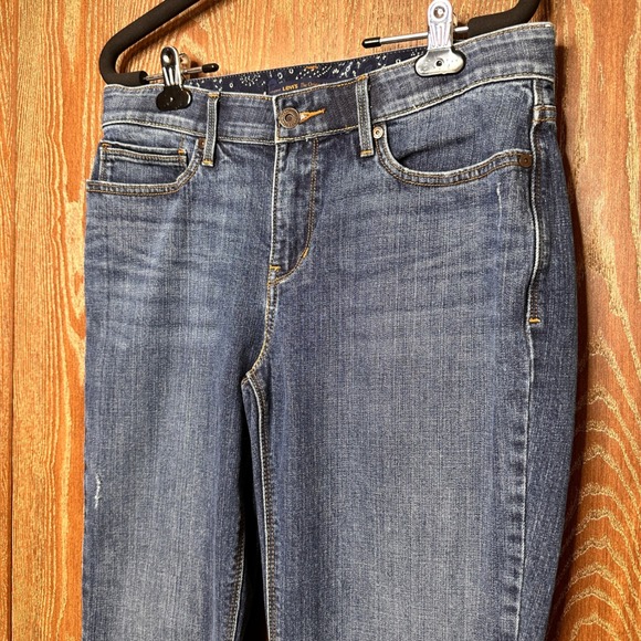 Levi Strauss & Co Boot Cut 525 Perfect Waist Jeans Women 8 Blue Denim Straight - Picture 2 of 9